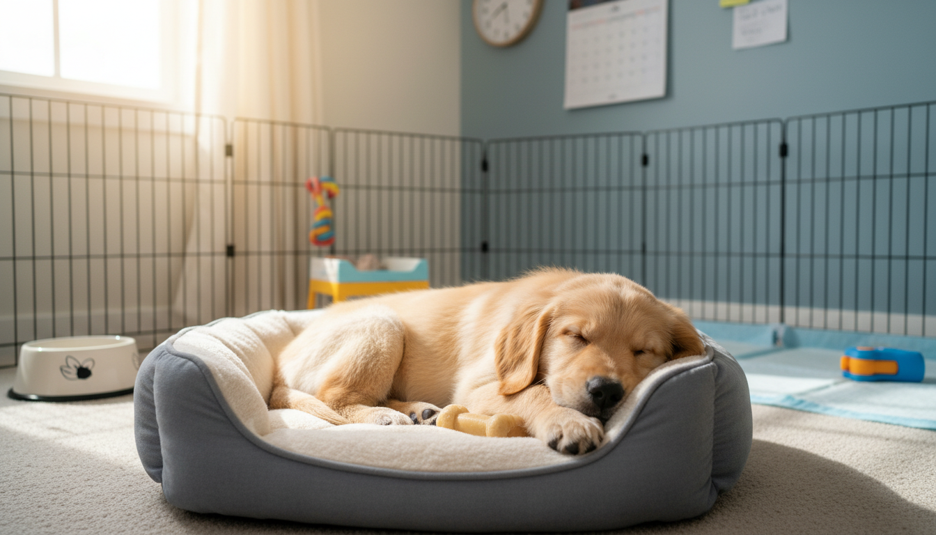 子犬の生後3ヶ月の過ごし方とは？1日のスケジュールとしつけの正解