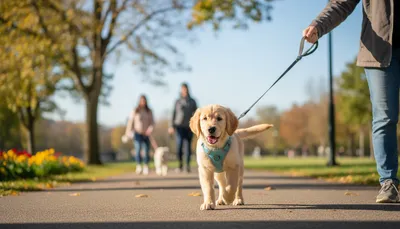 犬の散歩はいつから行ける？子犬の散歩デビュー時期と最適な時間帯の目安とは