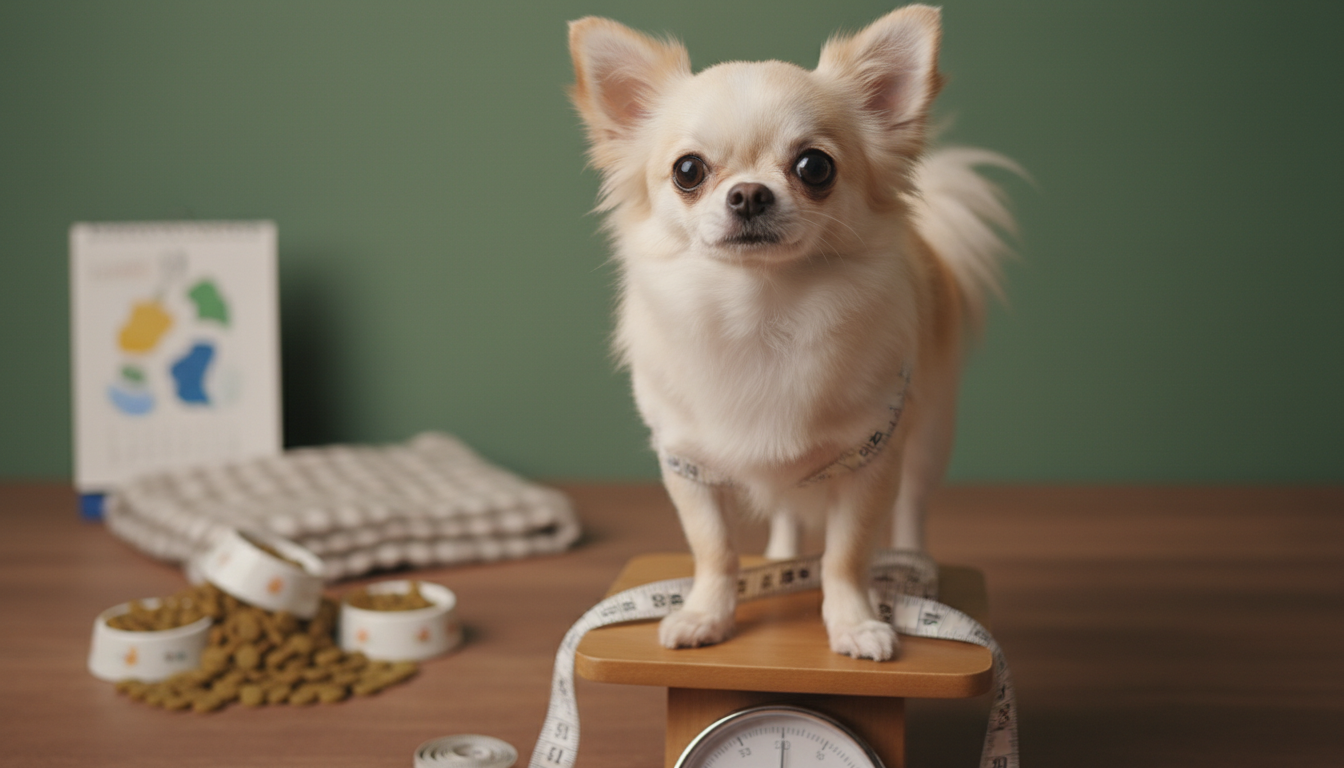 チワワの標準的な成犬体重は1.5〜3kgが目安です