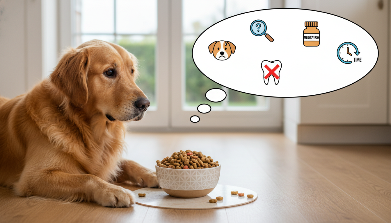 犬がドッグフードへの食いつきを悪くする5つの理由