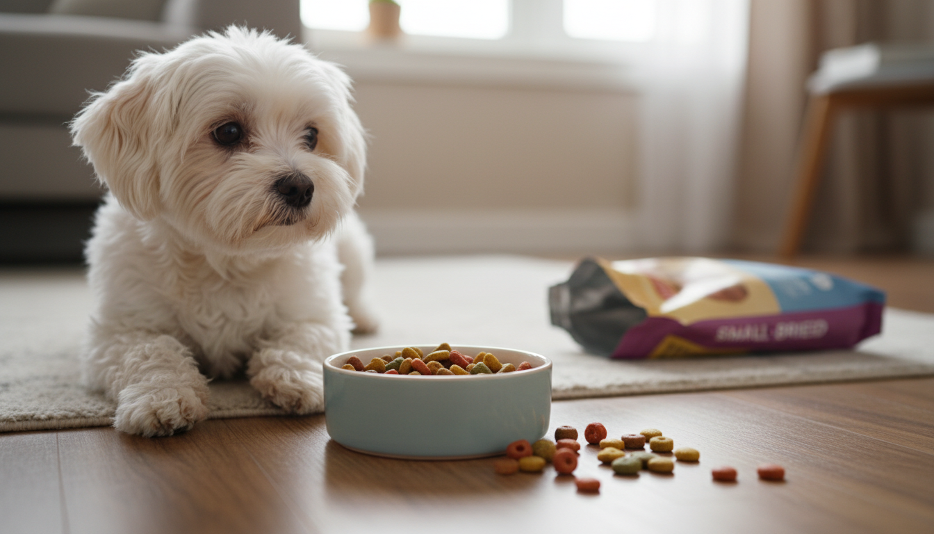 小型犬がドッグフードを食べない7つの主な原因